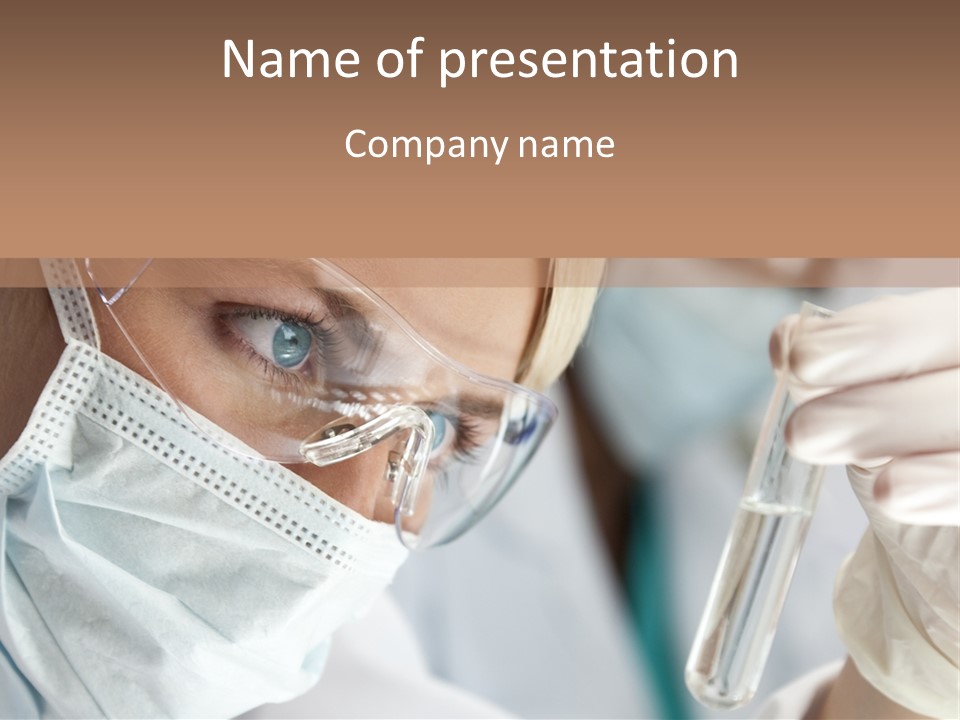 Scrubs Analyzing Hospital PowerPoint Template