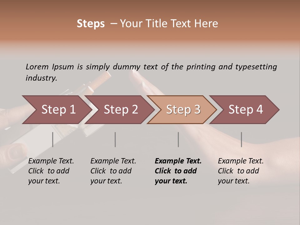 Quitting Stop Breaking PowerPoint Template