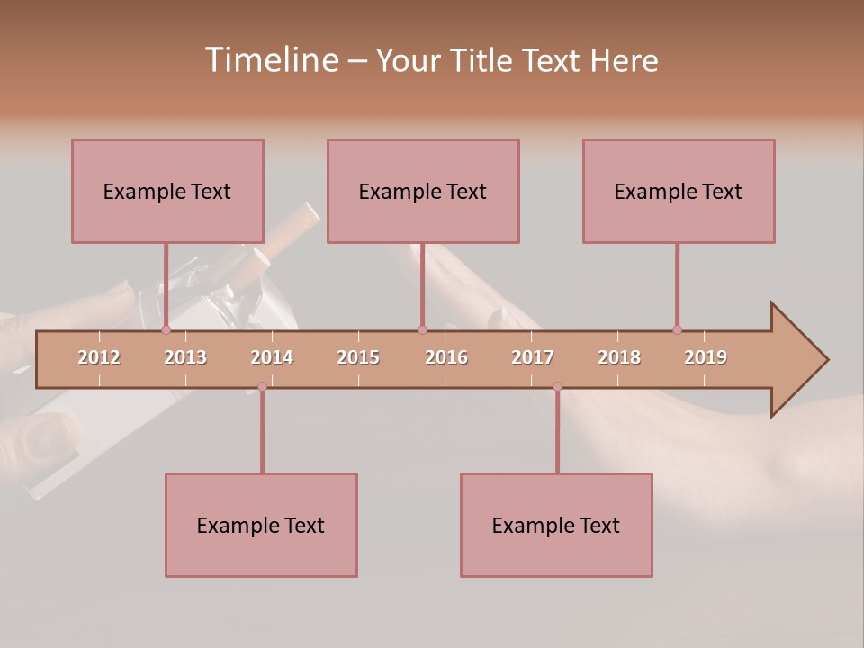 Quitting Stop Breaking PowerPoint Template