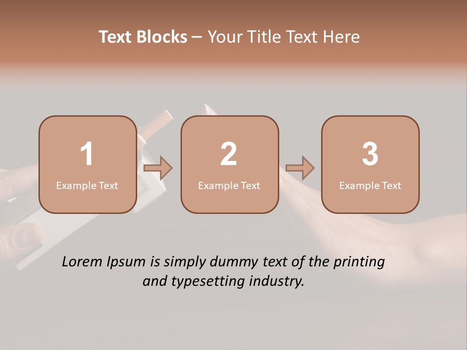Quitting Stop Breaking PowerPoint Template