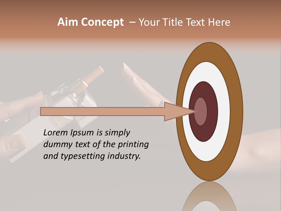 Quitting Stop Breaking PowerPoint Template