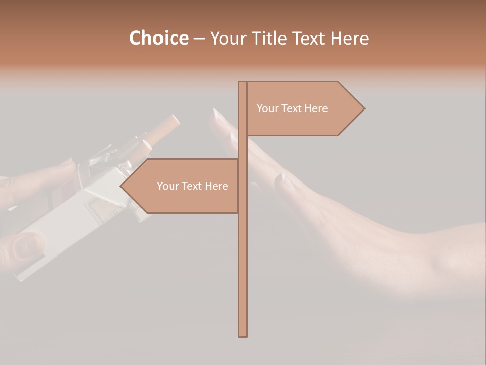 Quitting Stop Breaking PowerPoint Template