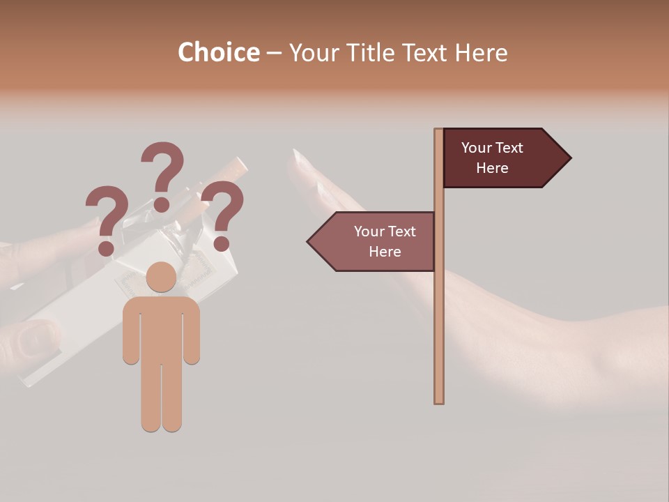 Quitting Stop Breaking PowerPoint Template