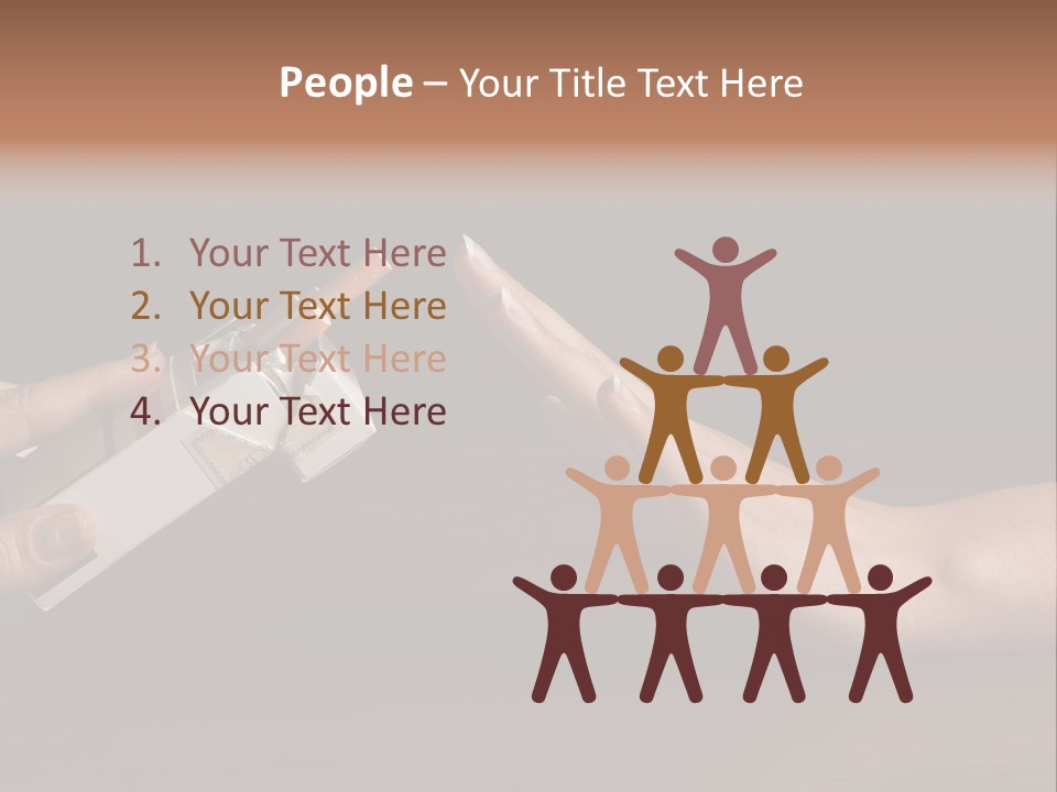 Quitting Stop Breaking PowerPoint Template