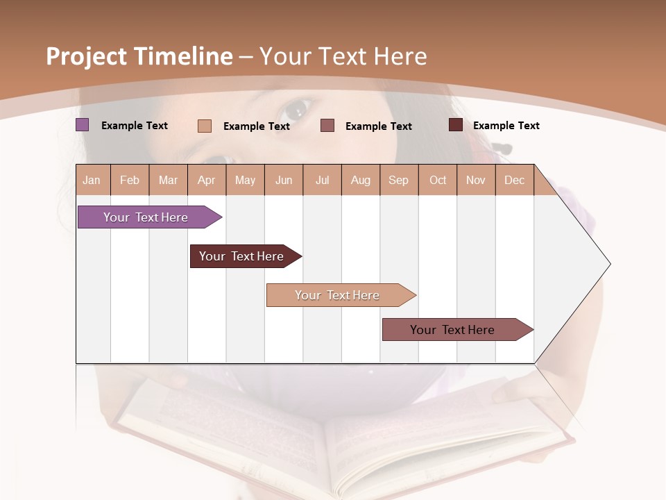 Waves Silver Notebook PowerPoint Template