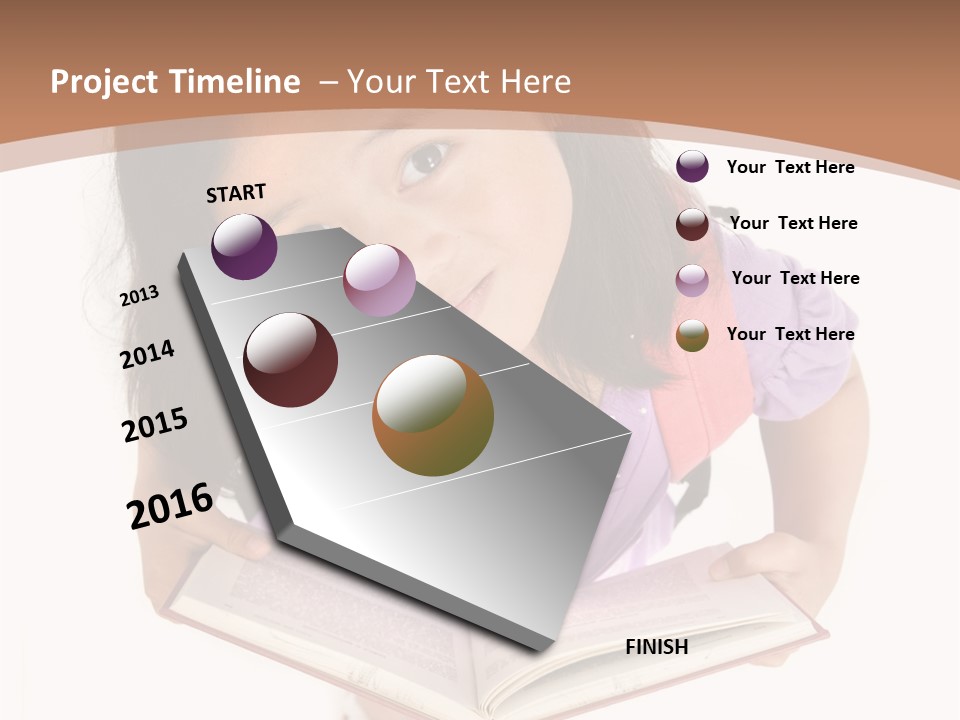 Waves Silver Notebook PowerPoint Template