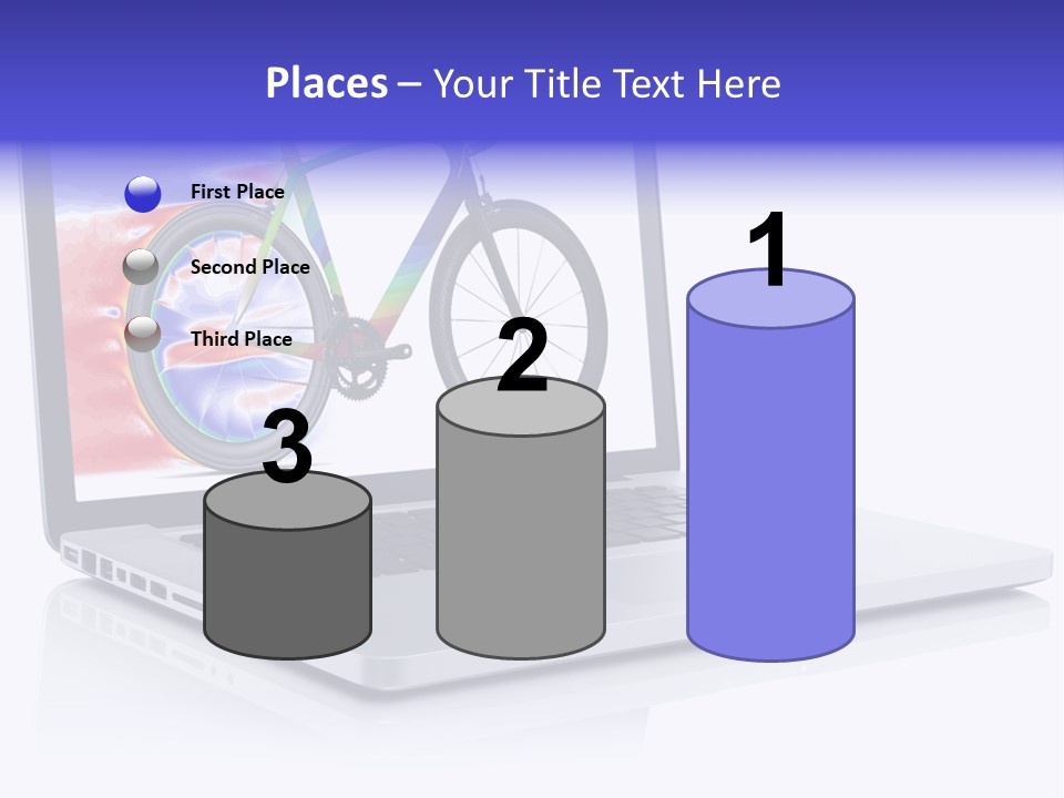 Waves Silver Notebook PowerPoint Template