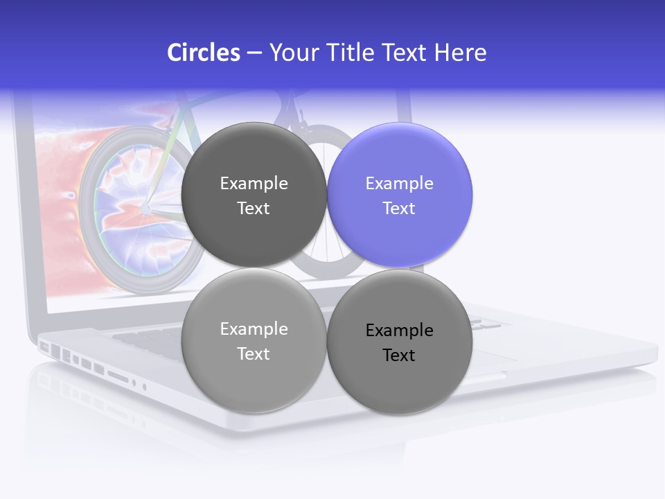 Waves Silver Notebook PowerPoint Template