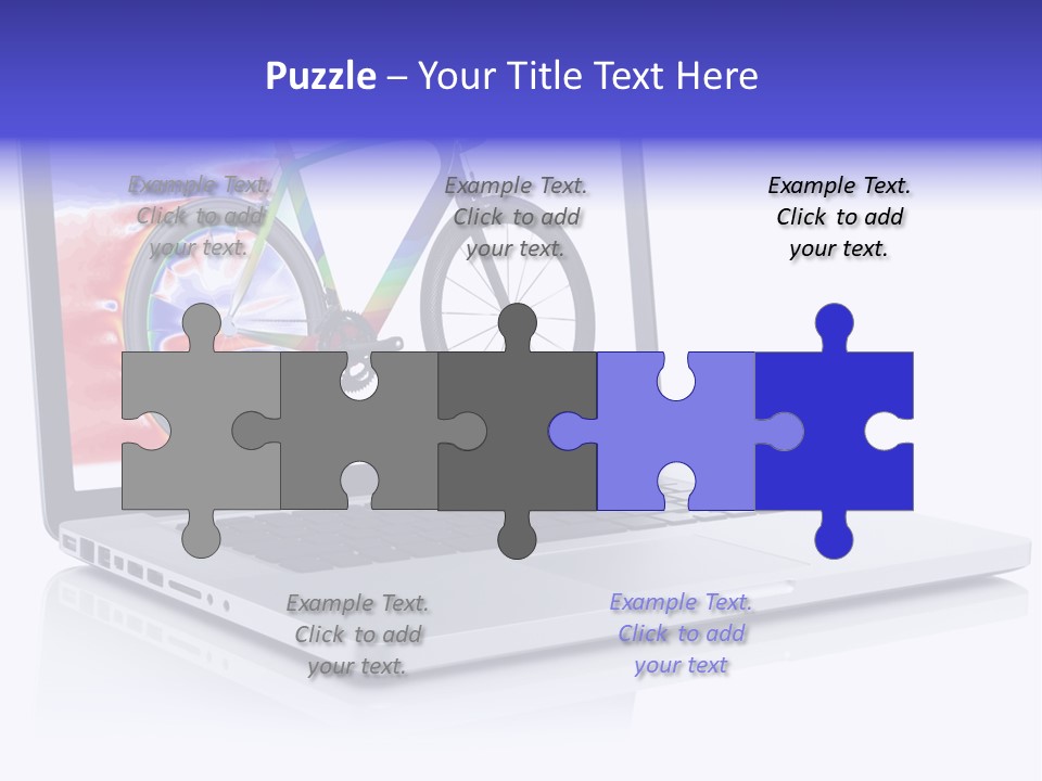 Waves Silver Notebook PowerPoint Template