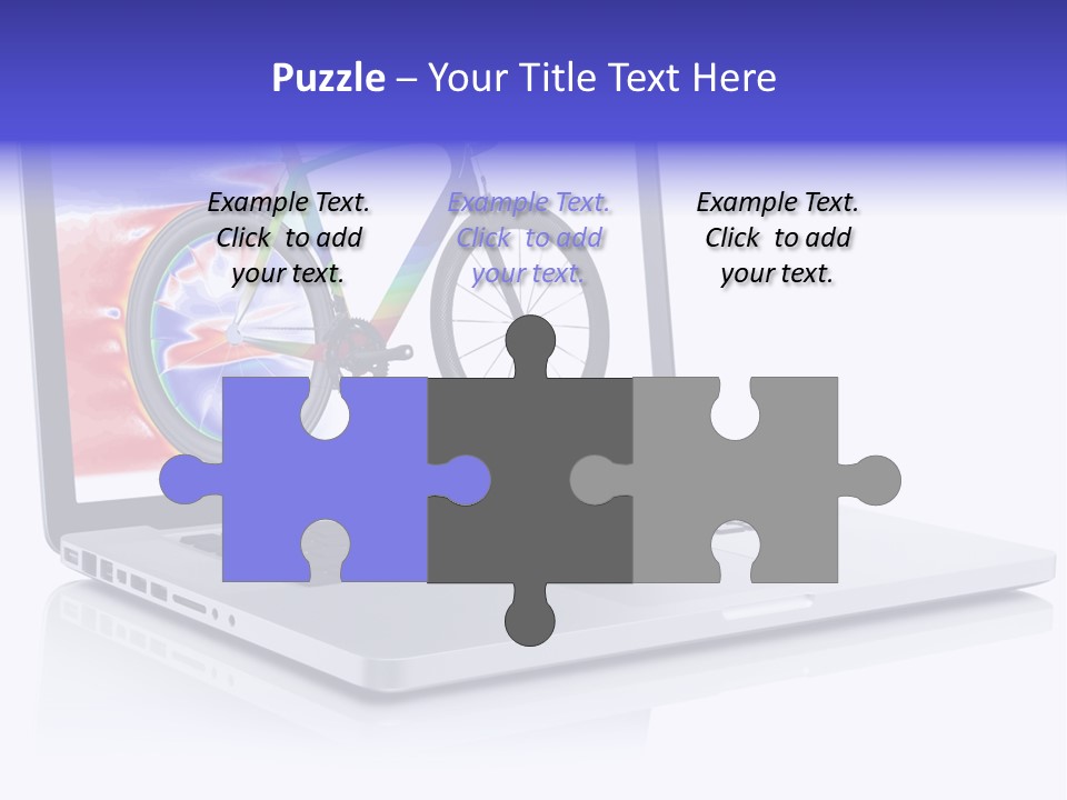 Waves Silver Notebook PowerPoint Template