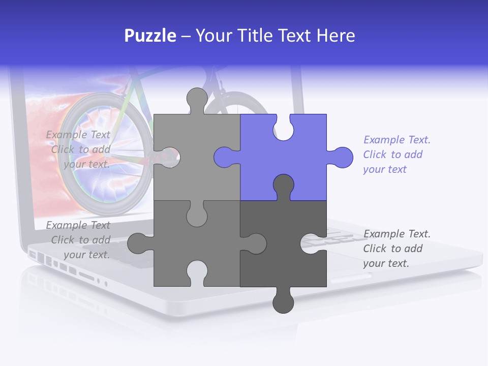 Waves Silver Notebook PowerPoint Template