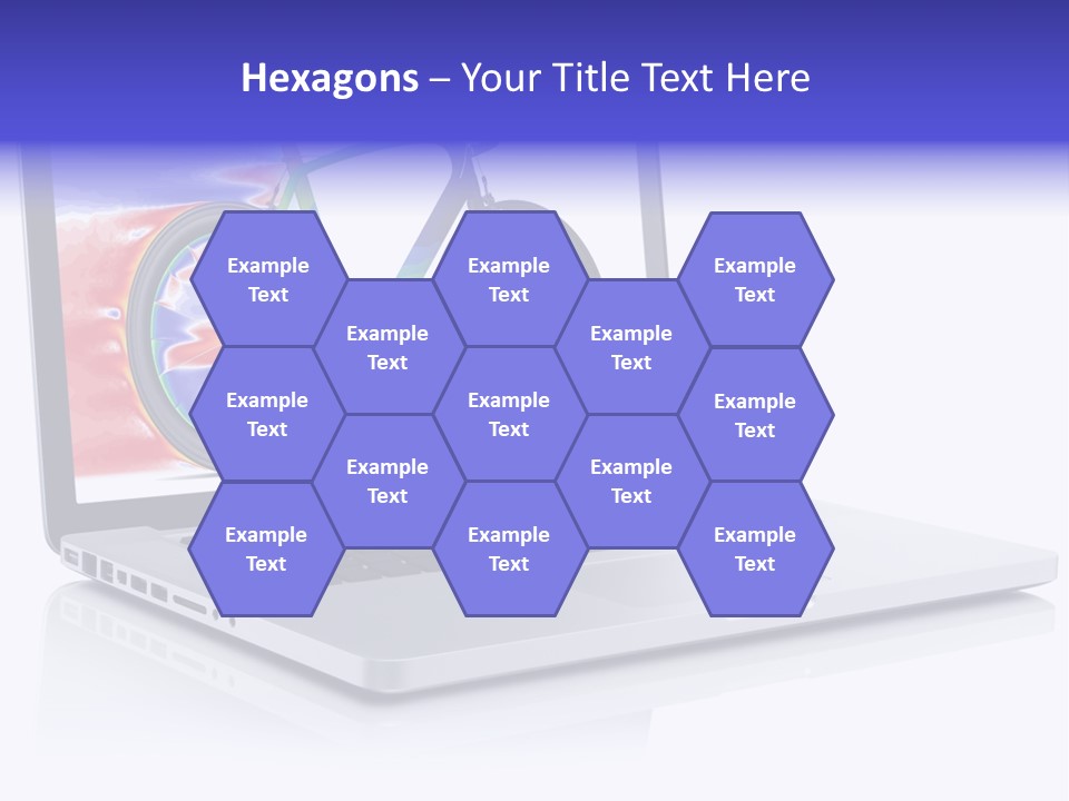 Waves Silver Notebook PowerPoint Template