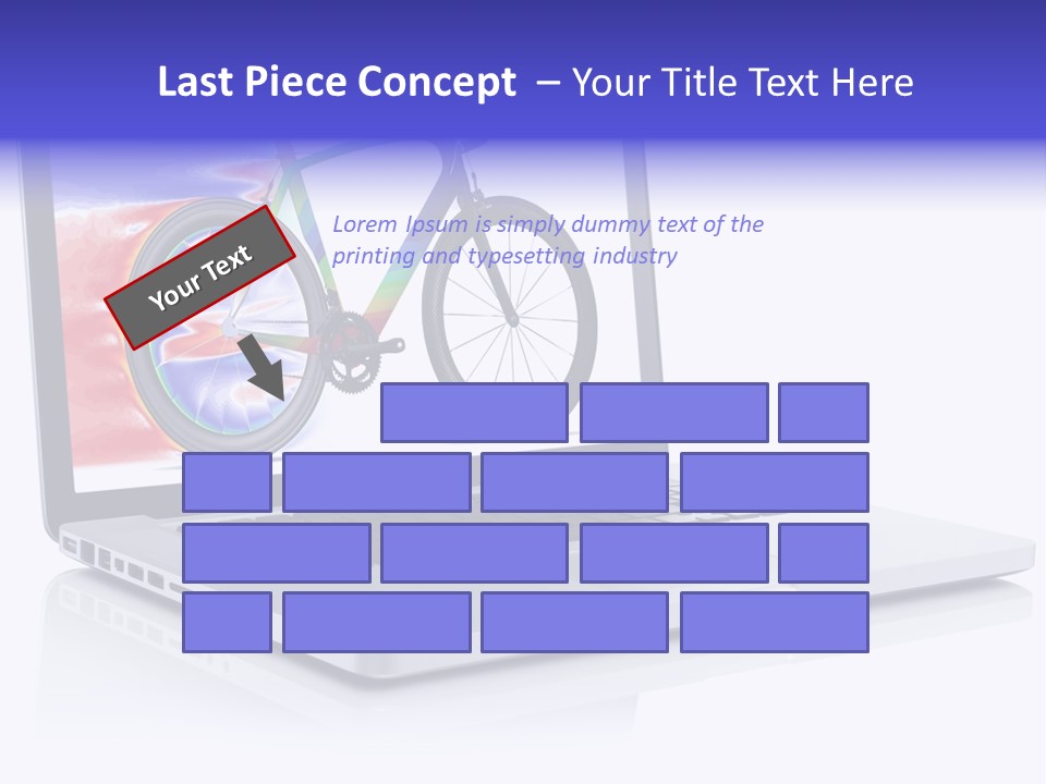 Waves Silver Notebook PowerPoint Template