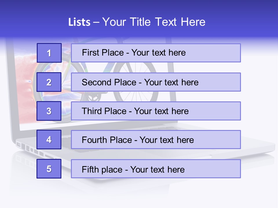 Waves Silver Notebook PowerPoint Template