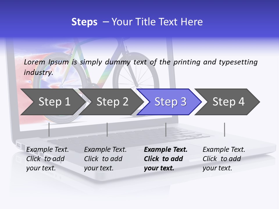 Waves Silver Notebook PowerPoint Template