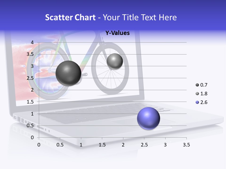 Waves Silver Notebook PowerPoint Template