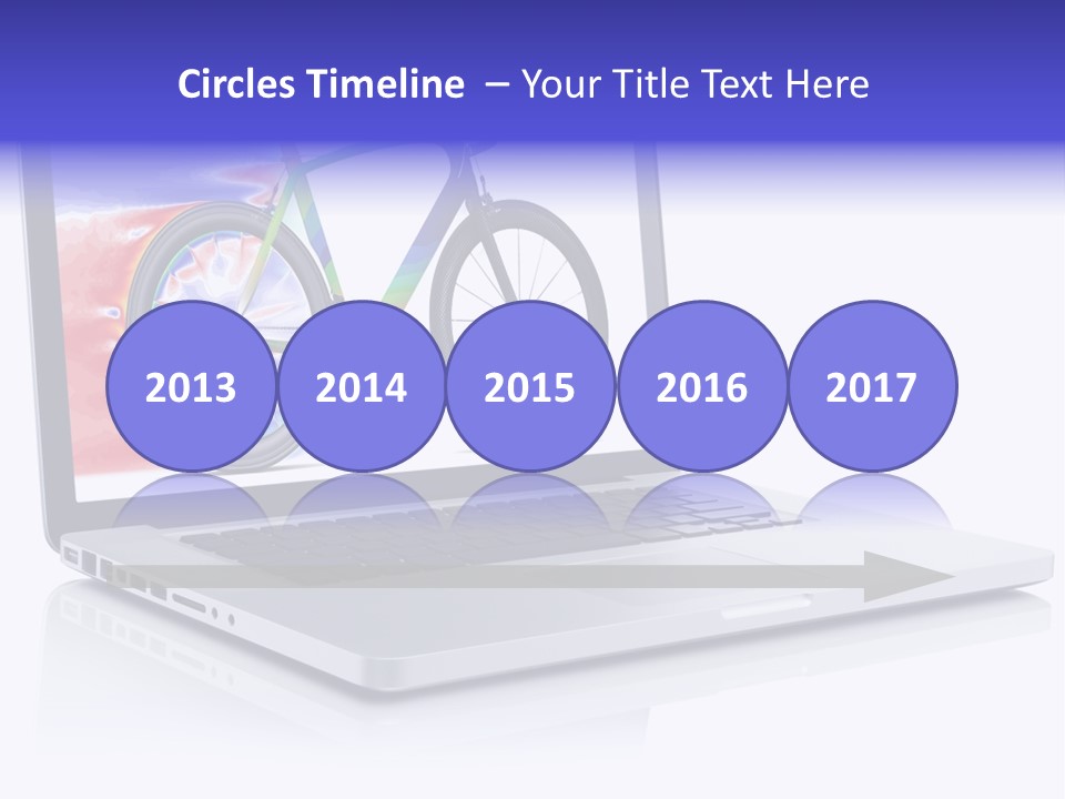 Waves Silver Notebook PowerPoint Template