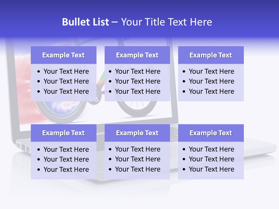 Waves Silver Notebook PowerPoint Template