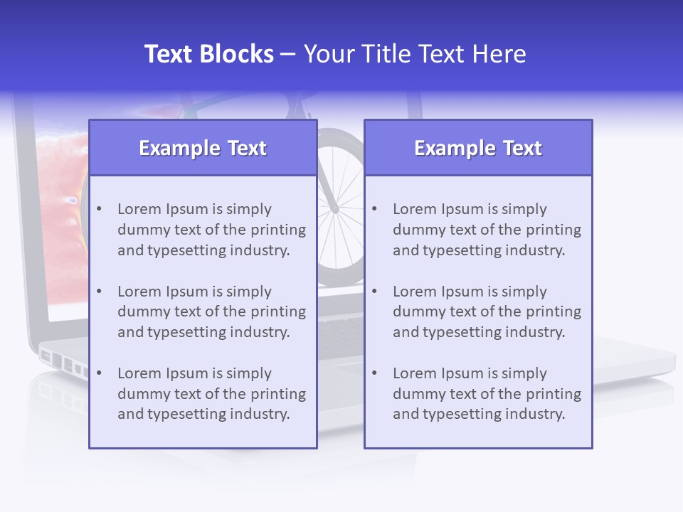 Waves Silver Notebook PowerPoint Template