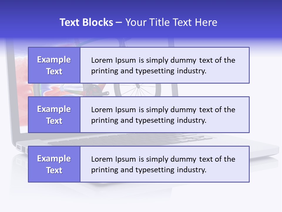 Waves Silver Notebook PowerPoint Template