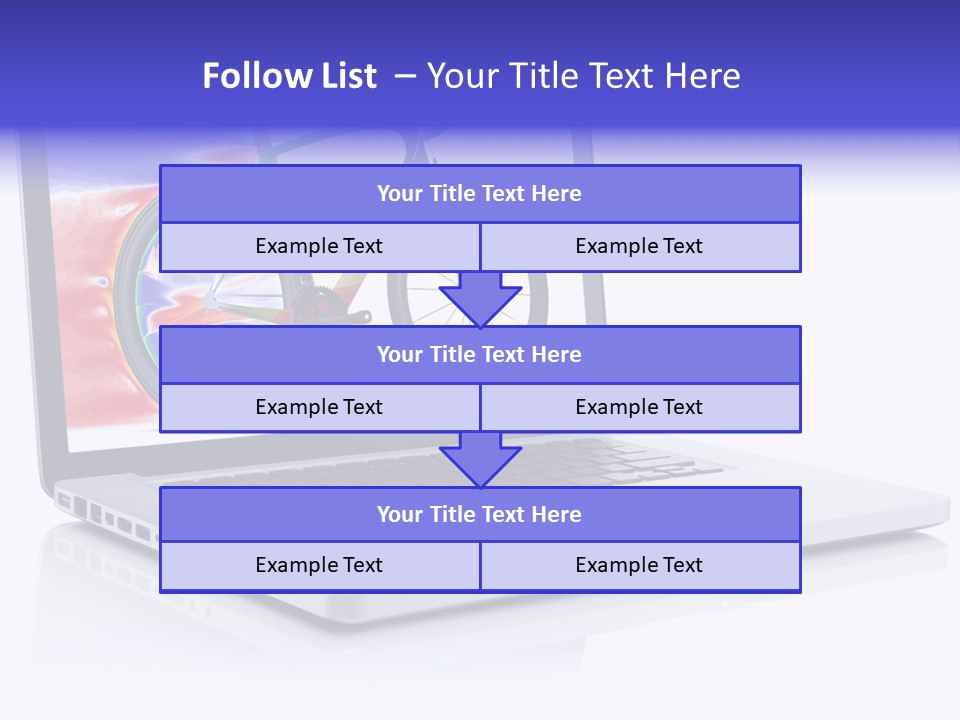 Waves Silver Notebook PowerPoint Template