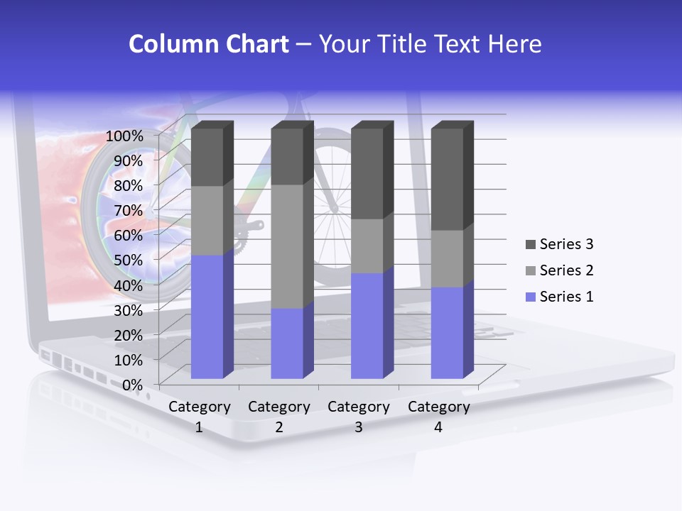 Waves Silver Notebook PowerPoint Template