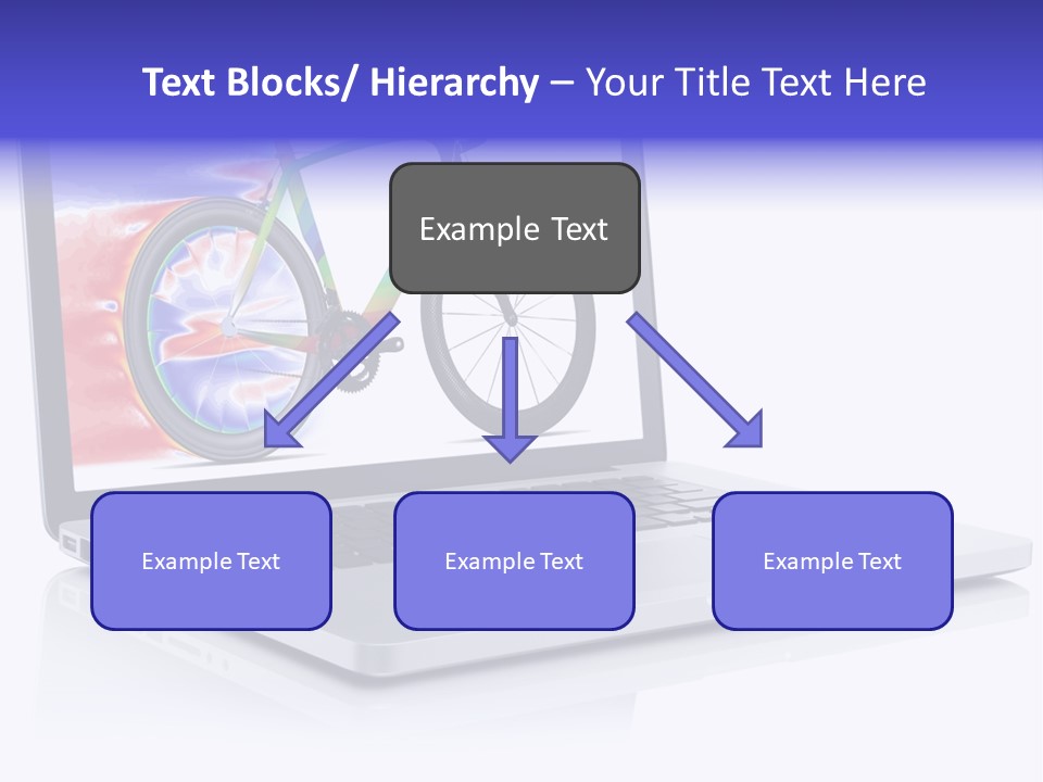 Waves Silver Notebook PowerPoint Template