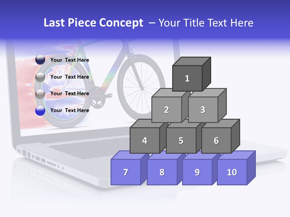 Waves Silver Notebook PowerPoint Template