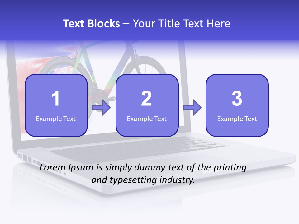 Waves Silver Notebook PowerPoint Template
