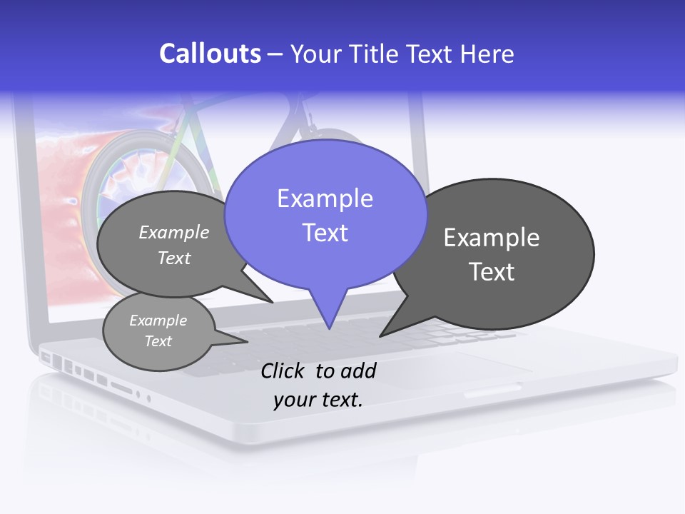 Waves Silver Notebook PowerPoint Template