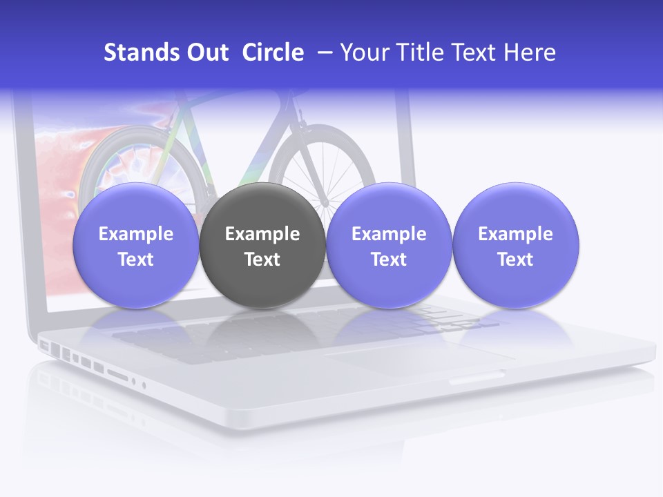 Waves Silver Notebook PowerPoint Template