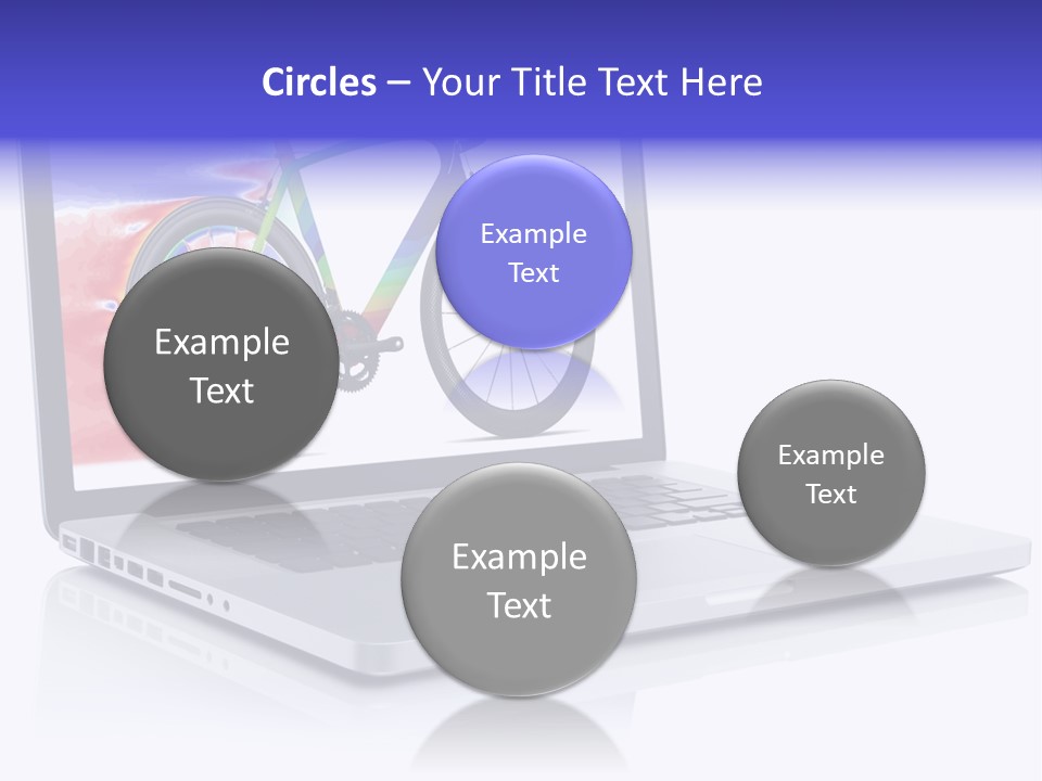 Waves Silver Notebook PowerPoint Template