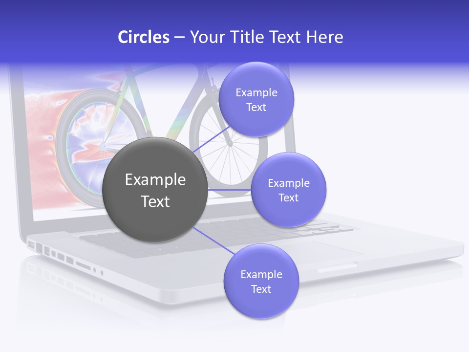 Waves Silver Notebook PowerPoint Template