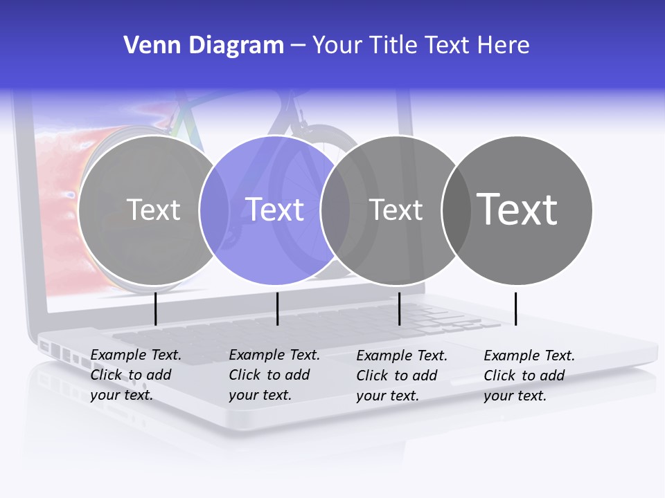 Waves Silver Notebook PowerPoint Template