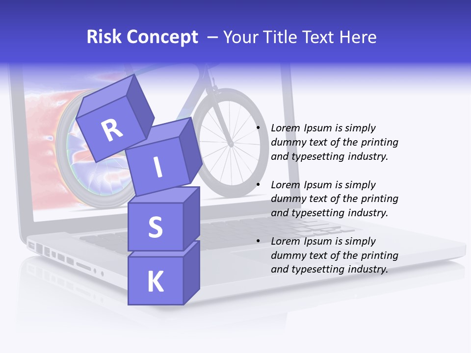 Waves Silver Notebook PowerPoint Template