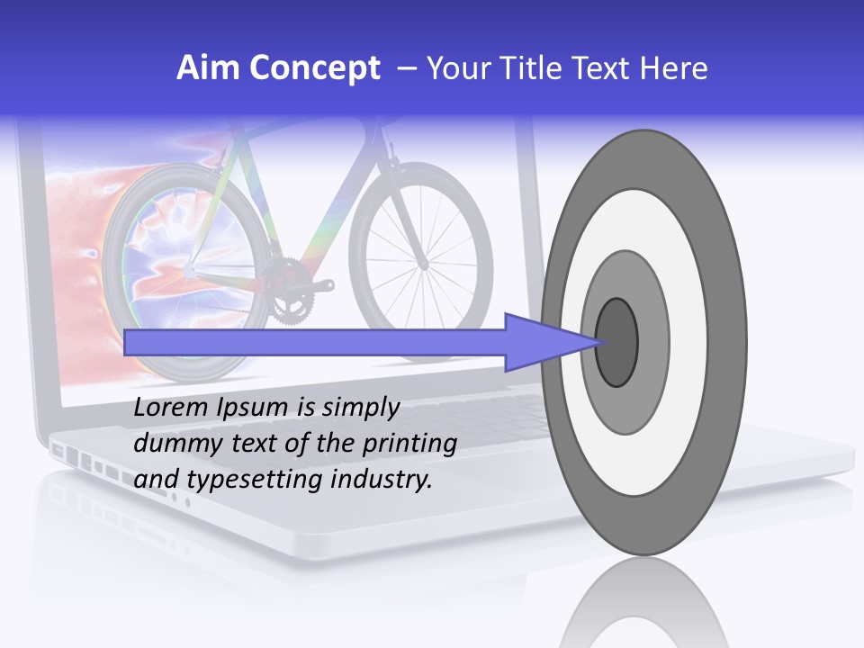 Waves Silver Notebook PowerPoint Template