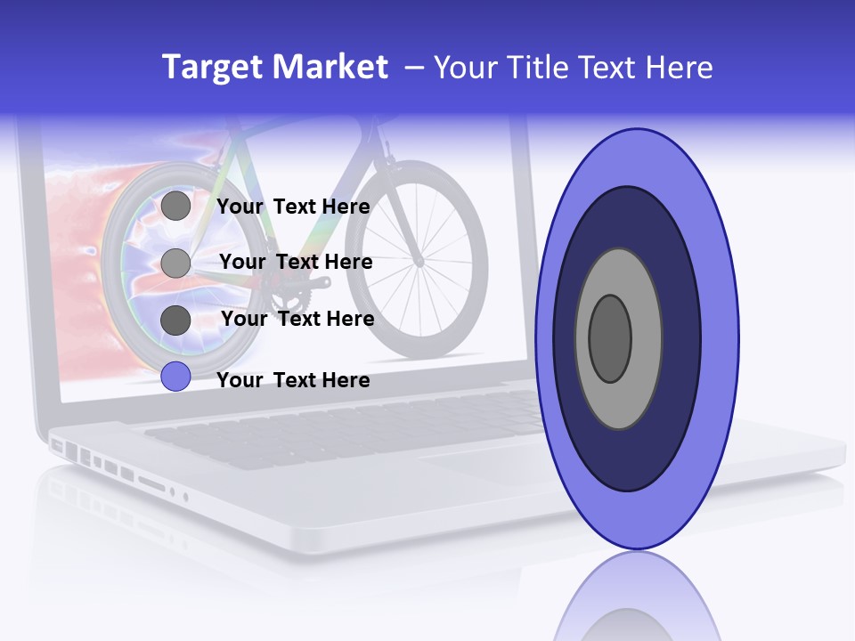 Waves Silver Notebook PowerPoint Template