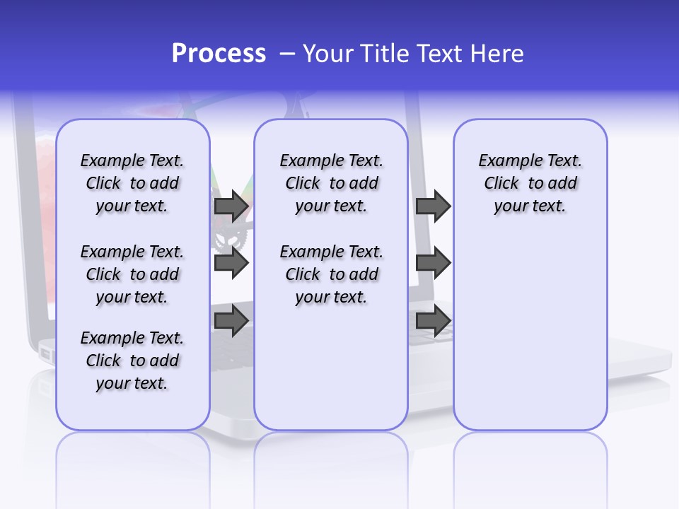 Waves Silver Notebook PowerPoint Template