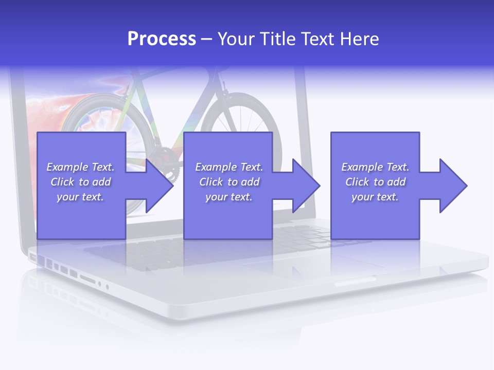 Waves Silver Notebook PowerPoint Template