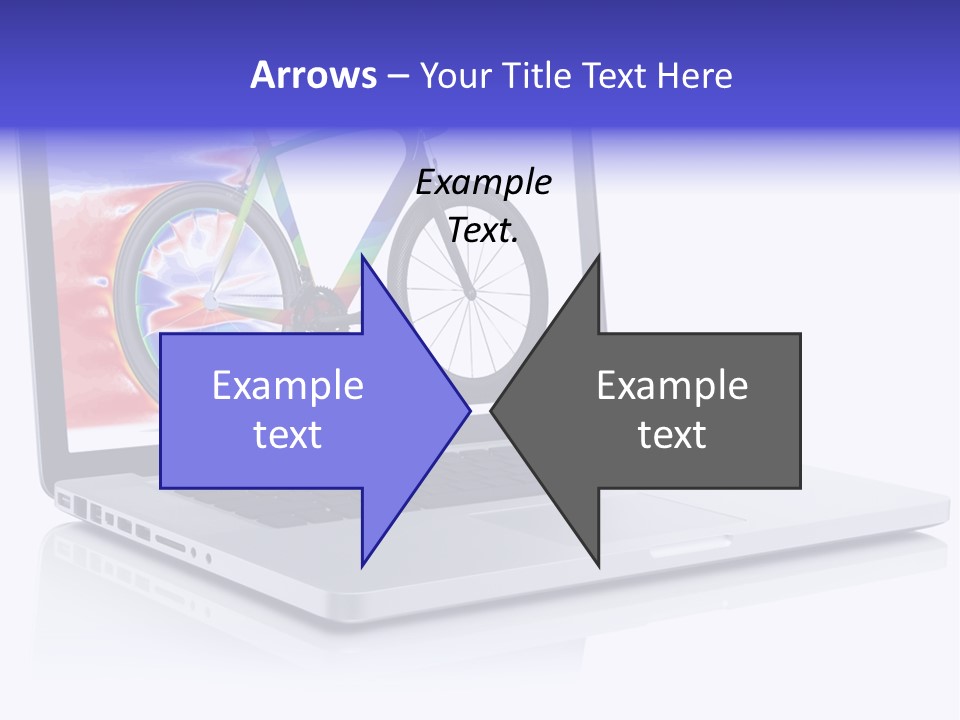 Waves Silver Notebook PowerPoint Template