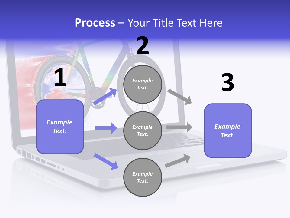 Waves Silver Notebook PowerPoint Template