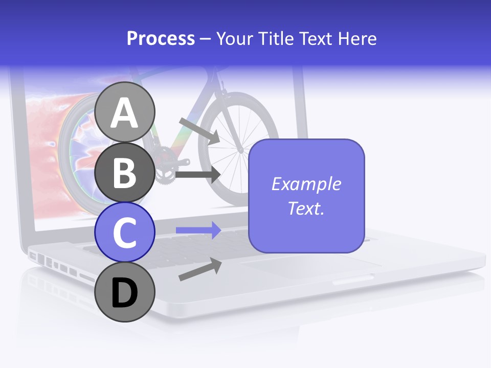 Waves Silver Notebook PowerPoint Template