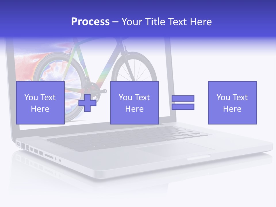 Waves Silver Notebook PowerPoint Template