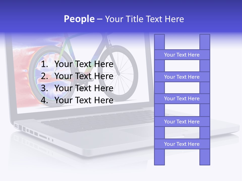 Waves Silver Notebook PowerPoint Template
