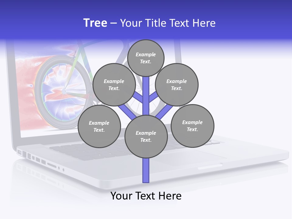 Waves Silver Notebook PowerPoint Template