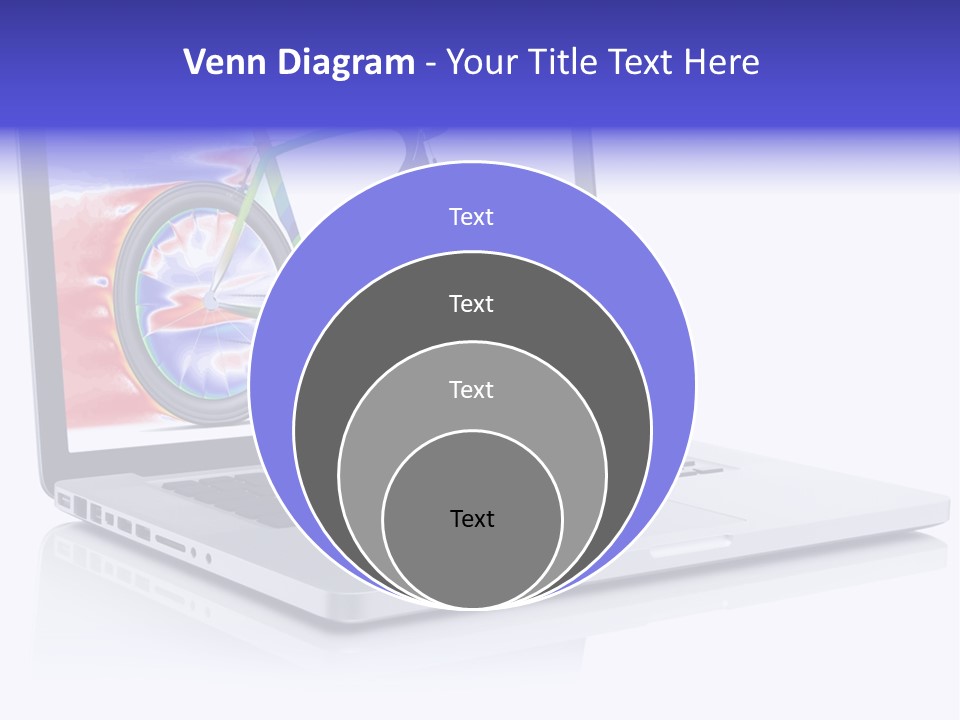 Waves Silver Notebook PowerPoint Template
