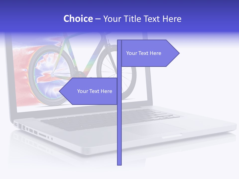 Waves Silver Notebook PowerPoint Template