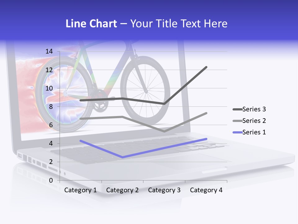 Waves Silver Notebook PowerPoint Template