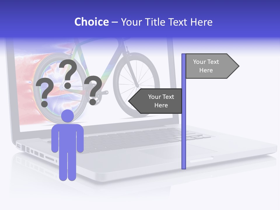 Waves Silver Notebook PowerPoint Template