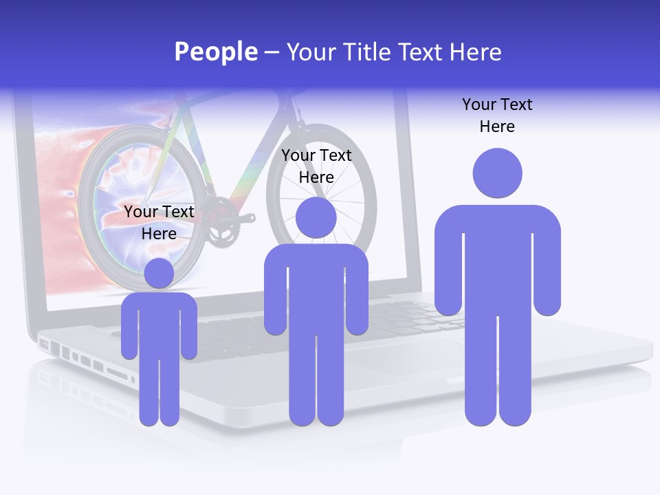 Waves Silver Notebook PowerPoint Template